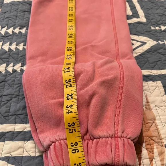 Adidas Pink Fleece Jogger Sweatpants - Picture 10 of 10